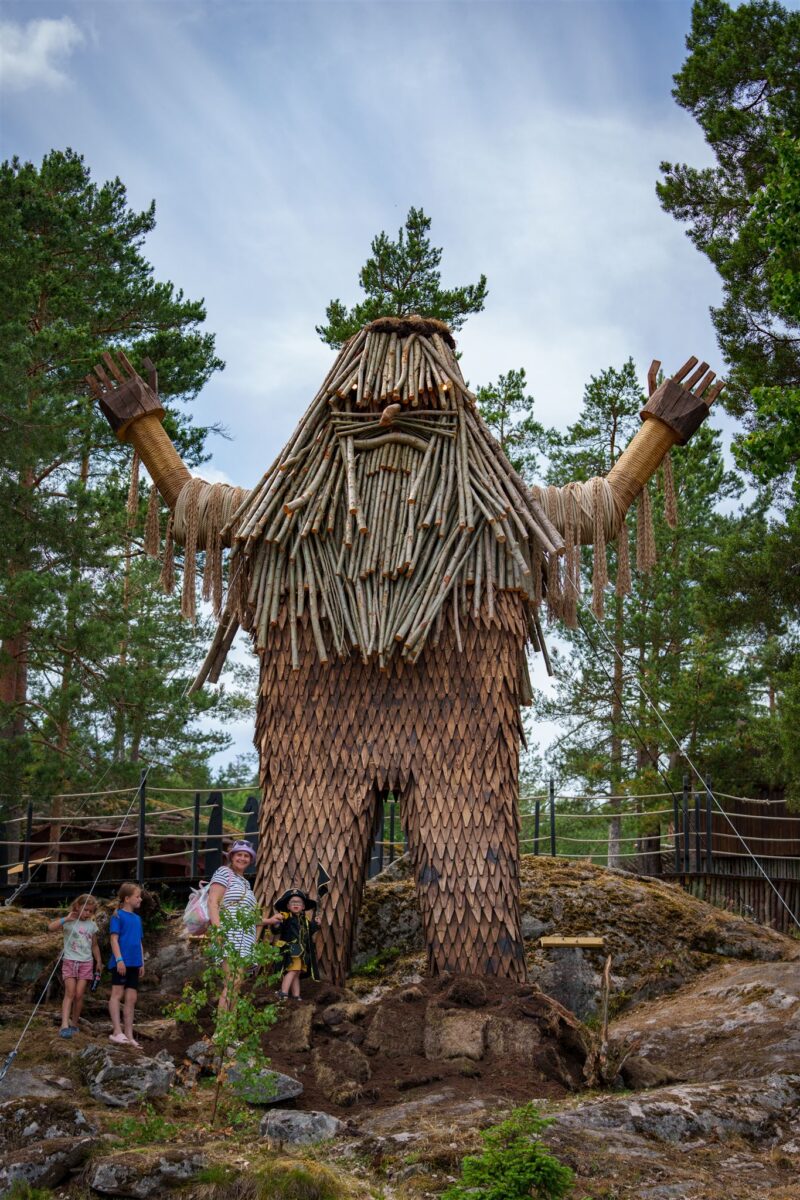 Den store trefiguren Yme på Hulfjell.