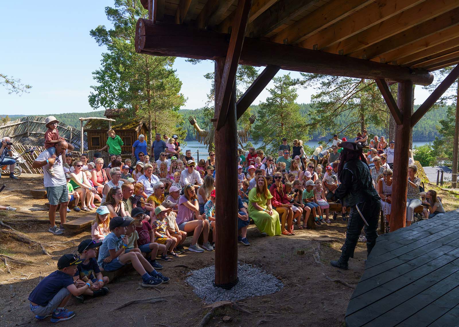 Kaptein Knuff Piratshow på Hulfjell. Foto Morten Bjerke.